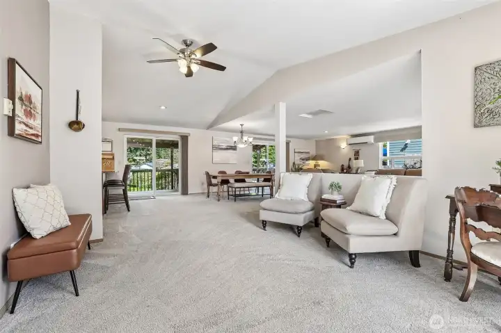 Sitting room from the entry.