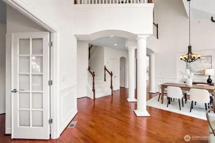 Warm cherry hardwood floors Warm cherry hardwood floors