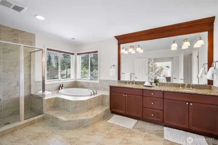 Spa-inspired primary bath Spa-inspired primary bath