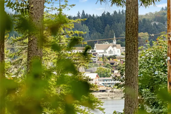 Views across Liberty Bay to Poulsbo. Views across Liberty Bay to Poulsbo.