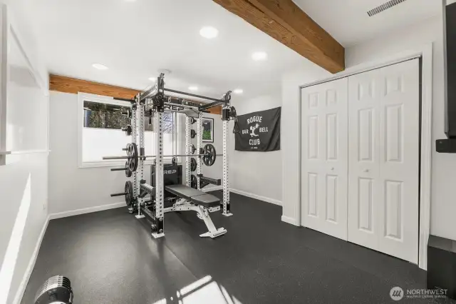 Main floor gym or office or main floor 4th bedroom your choice