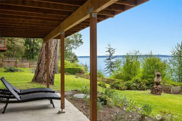 Expansive view from patio area