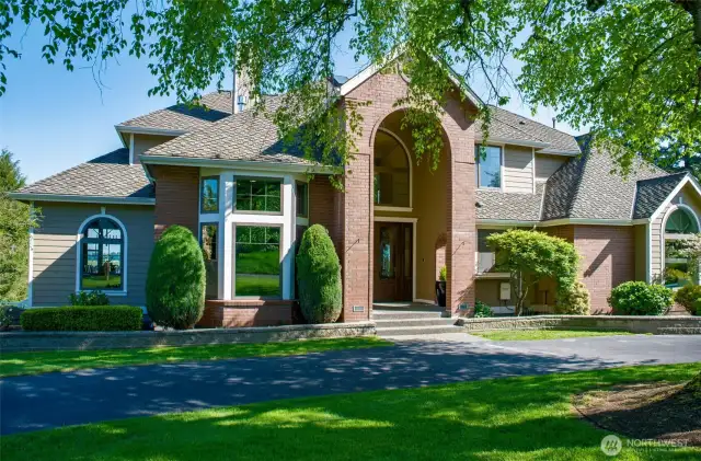 Executive Brick Estate Style Home.