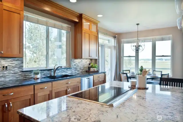 Beautiful Kitchen Space with Large Island.