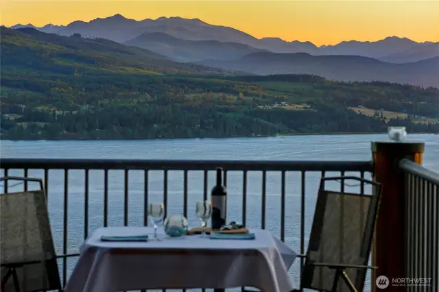 Unmatched views of the majestic Olympic Mountains and front row seats to the water.