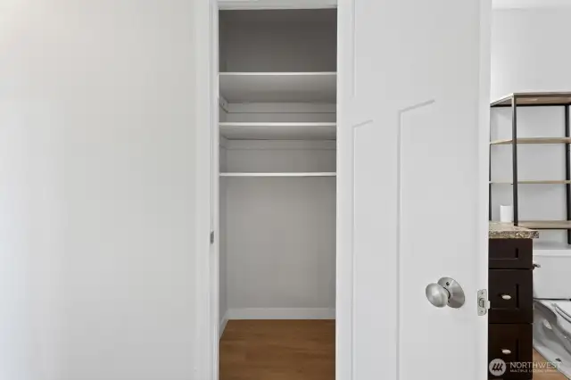 hallway linen closet
