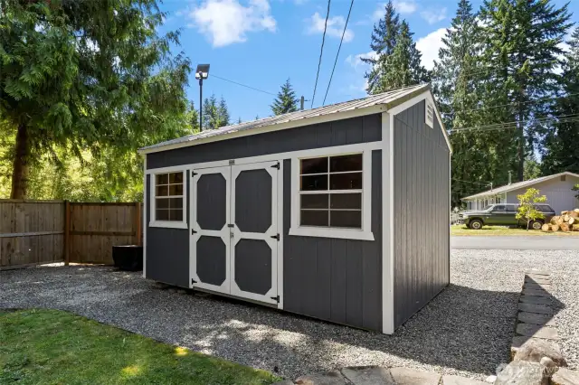 Extra outdoor Storage