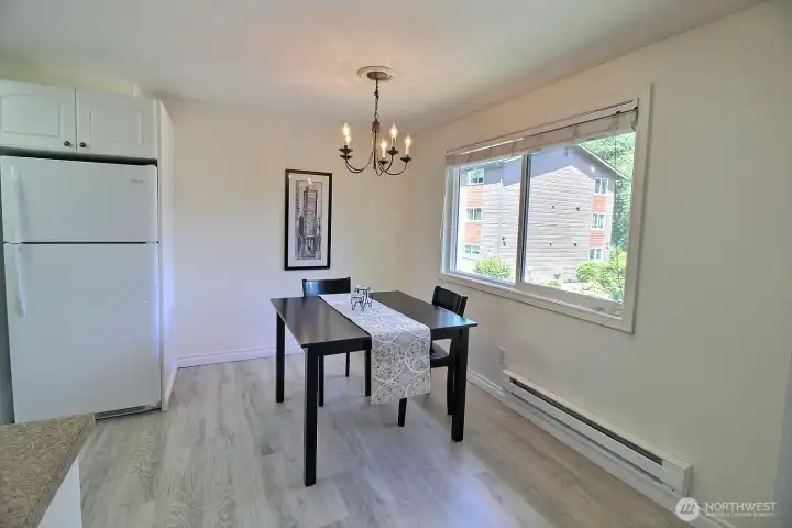 Kitchen with eating space.
