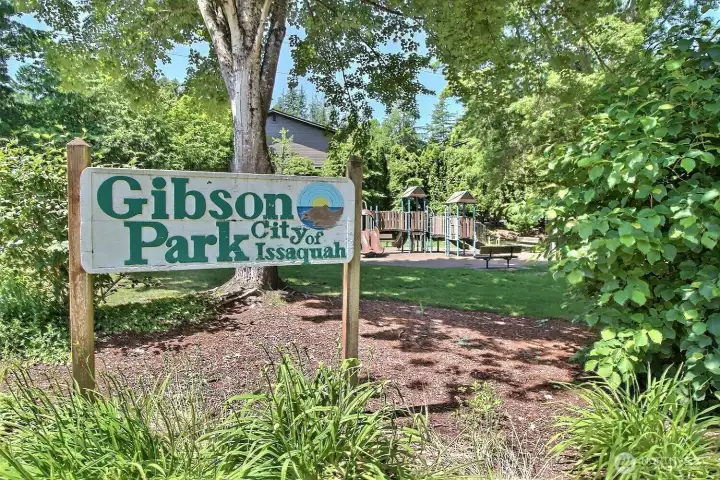 Nearby Gibson Park.