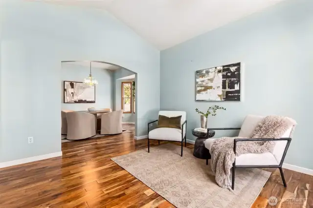 Family room which can also be a flex room - so much natural light