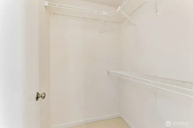 Primary walk-in closet