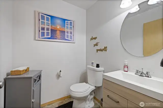 Main Floor half bath
