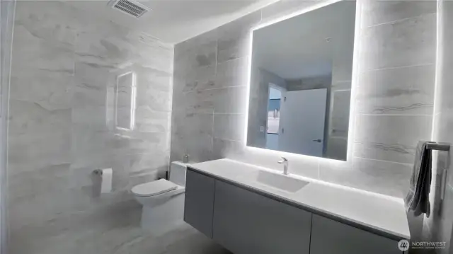 Lavish spa like bathroom