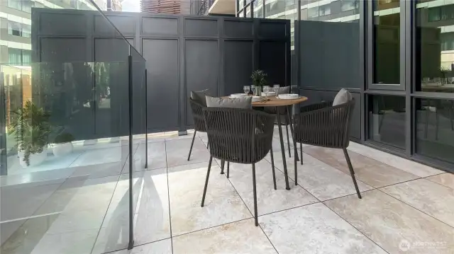 Entertainment out door private space