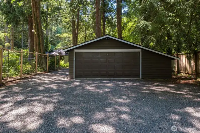 Two car plus garage.