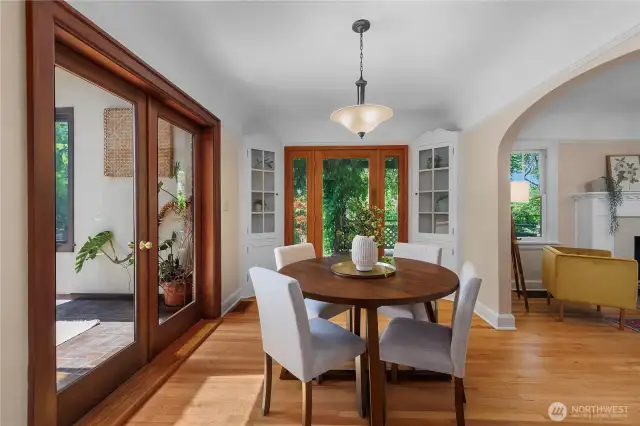 French doors lead to state of the art Solarium.