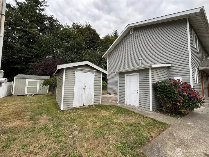 Multiple out buildings for additional storage
