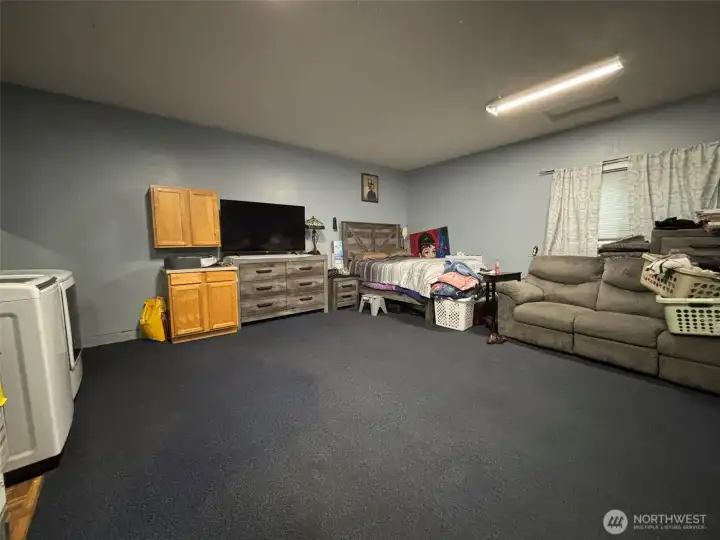 Converted garage for downstairs bedroom in Unit 2237