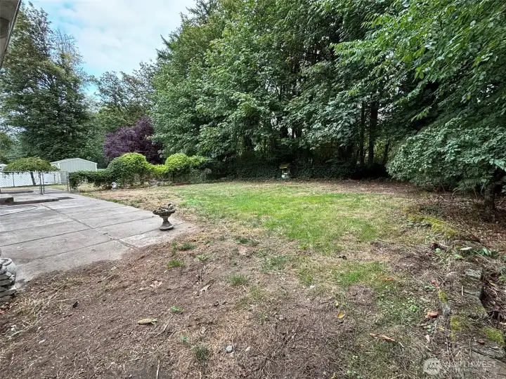Another view of Rear yard for unit 2237