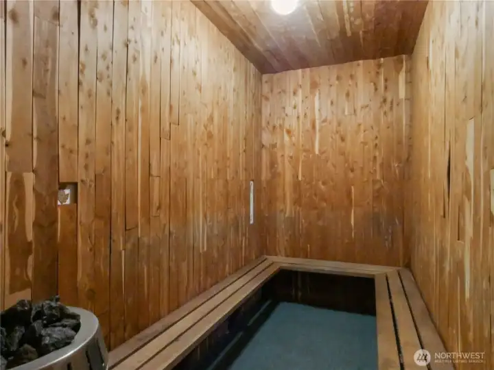 Community Sauna - great for PNW winters!