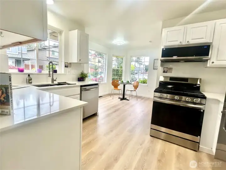 Entry to Kitchen and nook