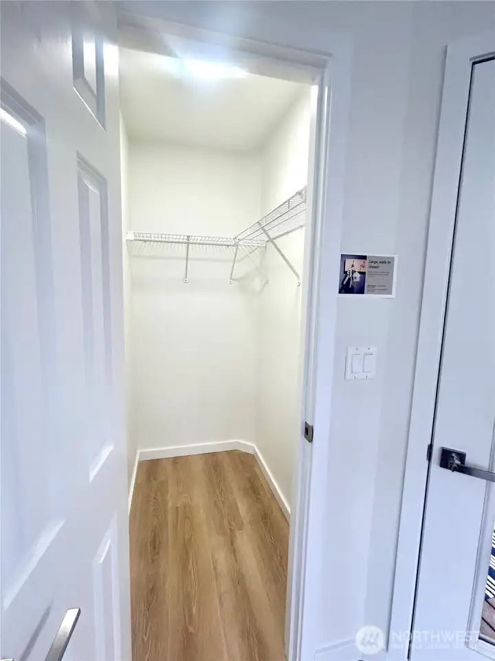 Extra large walk-in closets