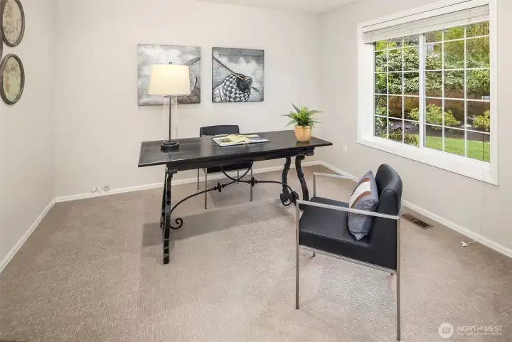 Main Level Den near the front entry