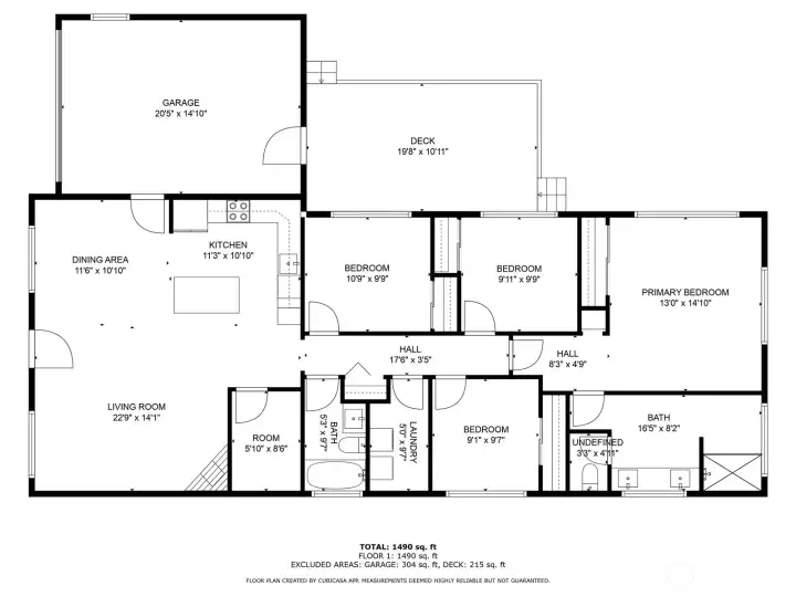 Newly built floor plan in the effective year 2024