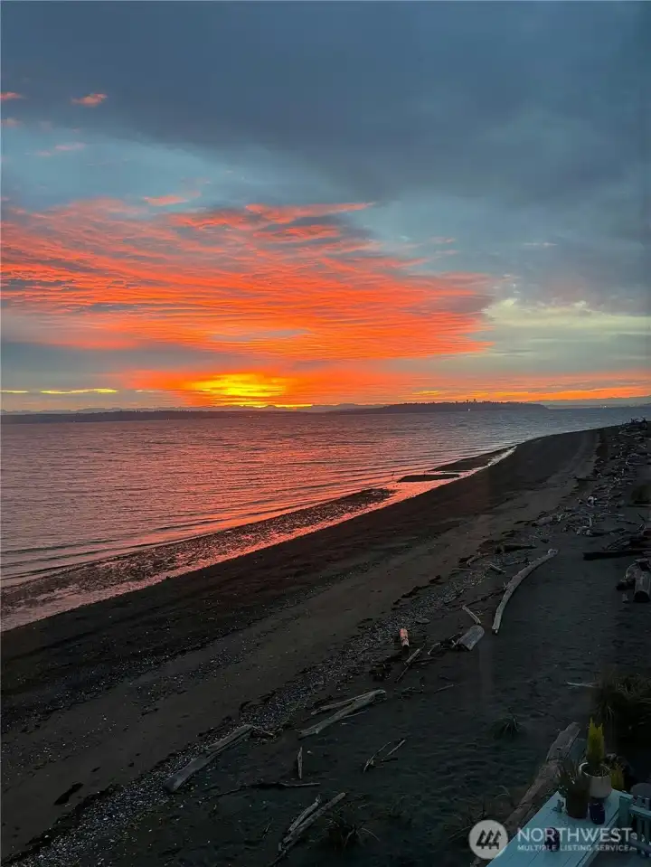 A beautiful sunrise viewing.