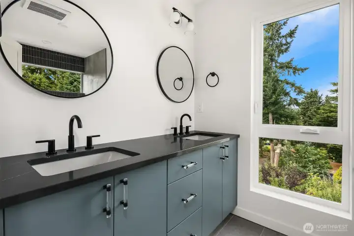 Primary Bathroom with Double Vanities Primary Bathroom with Double Vanities