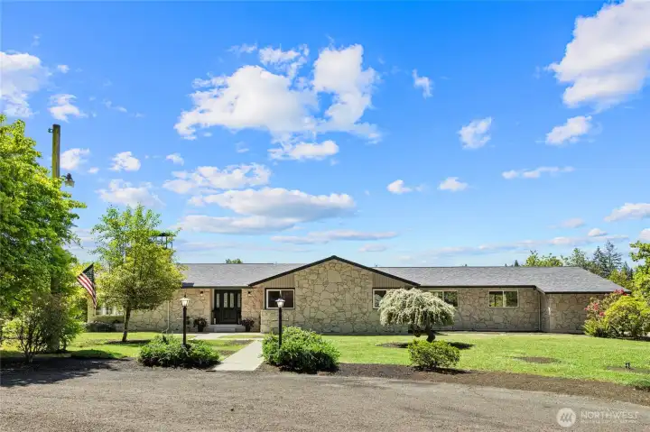 Home Sweet Home!  3,420 Rambler with Daylight Basement on 11.25 Acres on Lake Moneysmith!