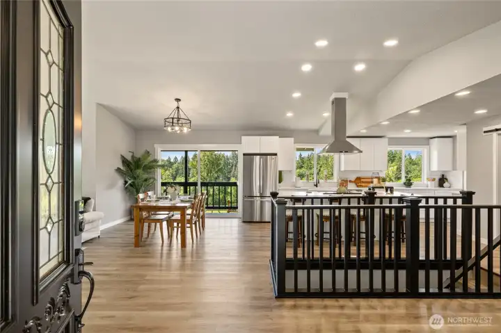 Completely remodeled home!  3,420 sq ft of new flooring, trim, 6 panel doors, windows & Slider, kitchen, cabinets, countertops, paint inside and out, new roof and more!