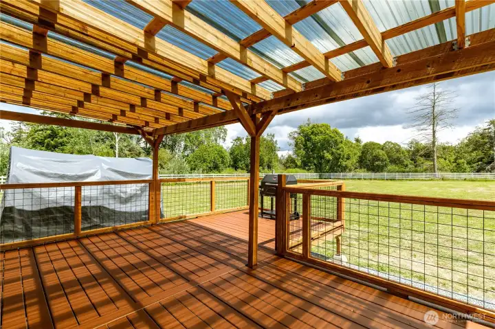 Beautiful back deck Beautiful back deck