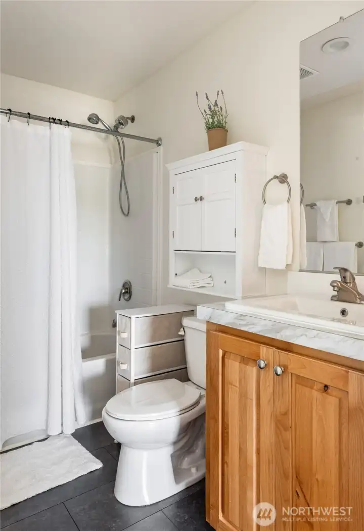 Main bath is nice Main bath is nice