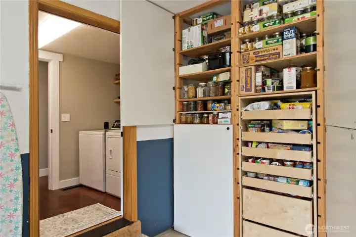ample storage space in this custome built pantry ample storage space in this custome built pantry