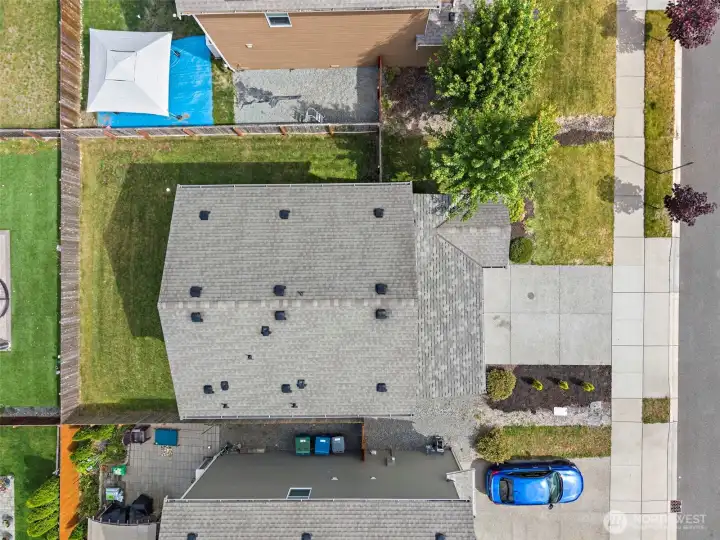 Bird’s eye view of your future home. Bird’s eye view of your future home.