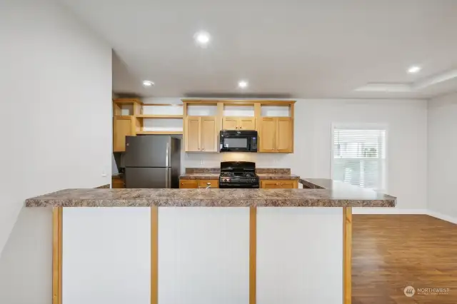 Beautiful kitchen with beadboard details