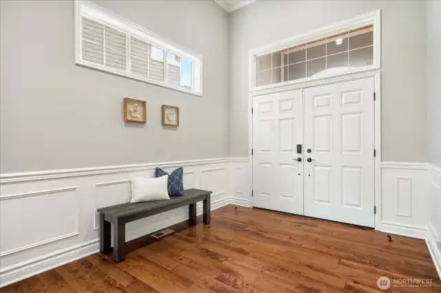 Large foyer entrance