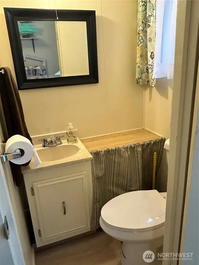 Powder bath in studio