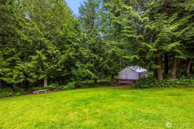 The original family campsite where the story of "The Barn" began.