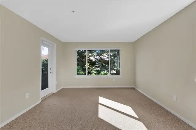 Door to Balcony at Left