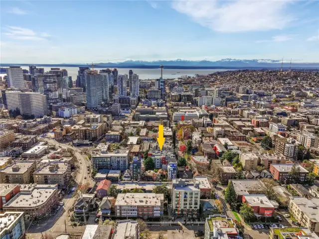 Beeline view of the Space Needle!