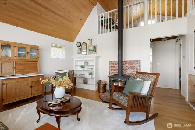 Cozy wood stove