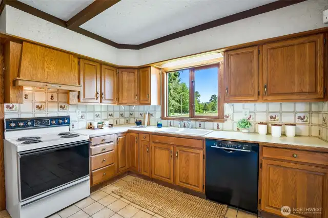 Sellers are leaving the kitchen refresh to you!
