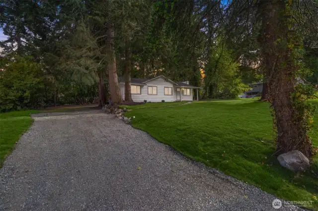 gravel driveway