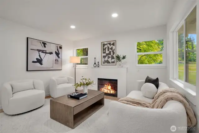 Fireplace, Couches