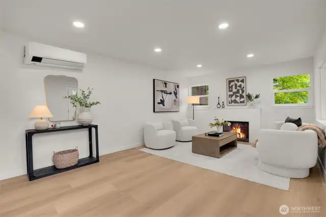 Open space, couches