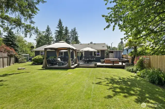 Backyard oasis