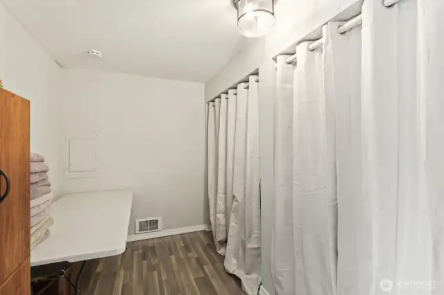 Laundry and Pantry closets