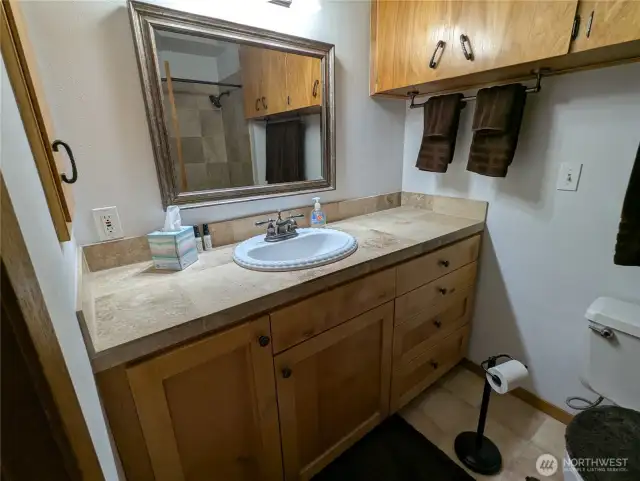 Main bath vanity